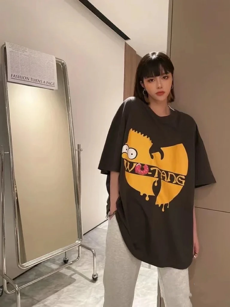 【小黄人】轻奢时尚潮流男女同款宽松圆领短袖