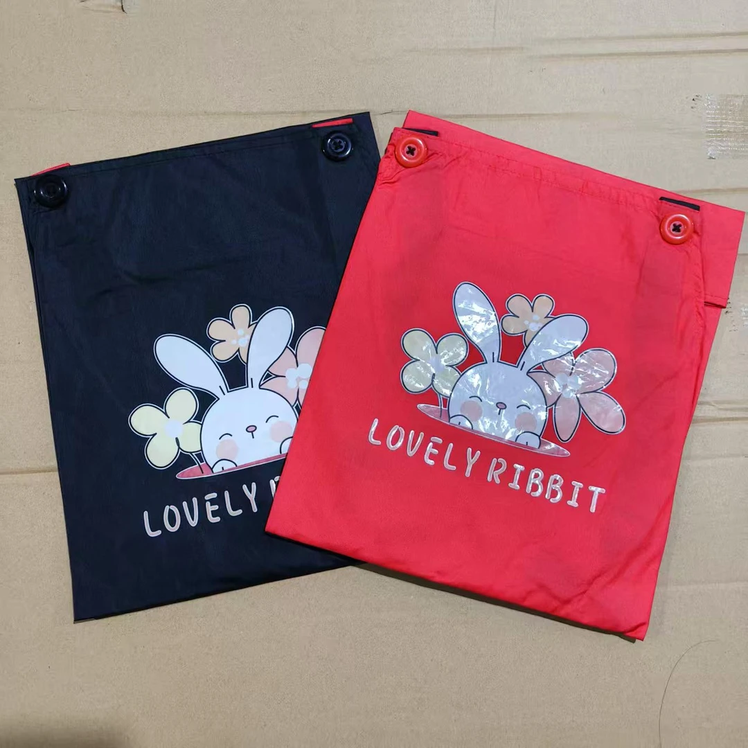 黑色+红色  防水围裙 固定搭色发2件