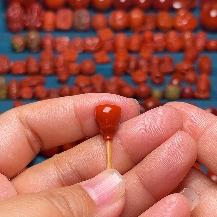 未镶嵌配饰南红玛瑙奶嘴三通9.2mm