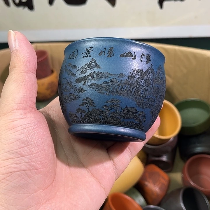 茶杯紫砂全手工紫砂主人杯