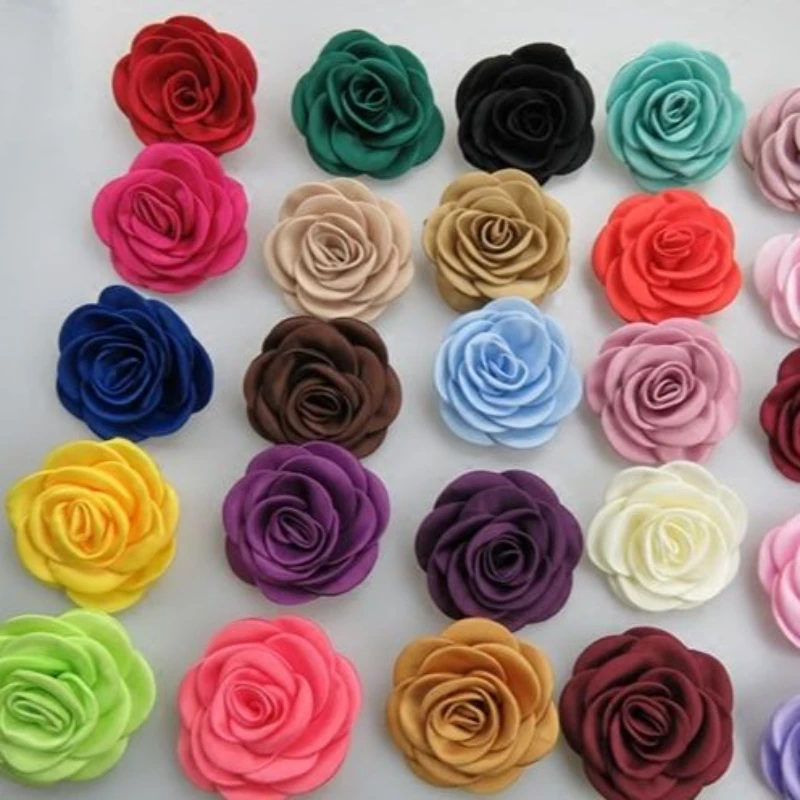 非金属胸针 小香布艺绸缎大花朵胸花胸针头花配饰鞋花8CM