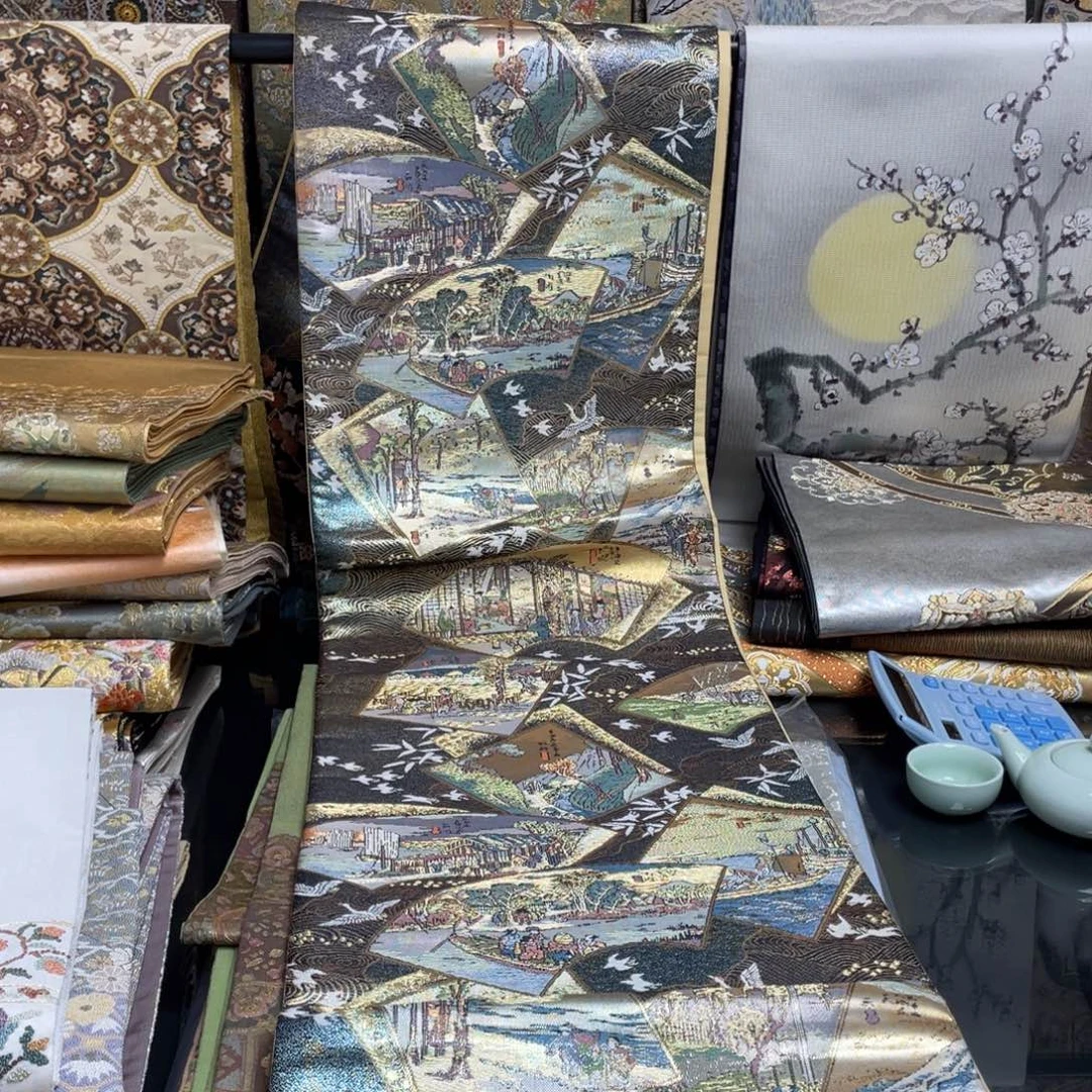 织绣唐锦桑蚕丝正绢面料