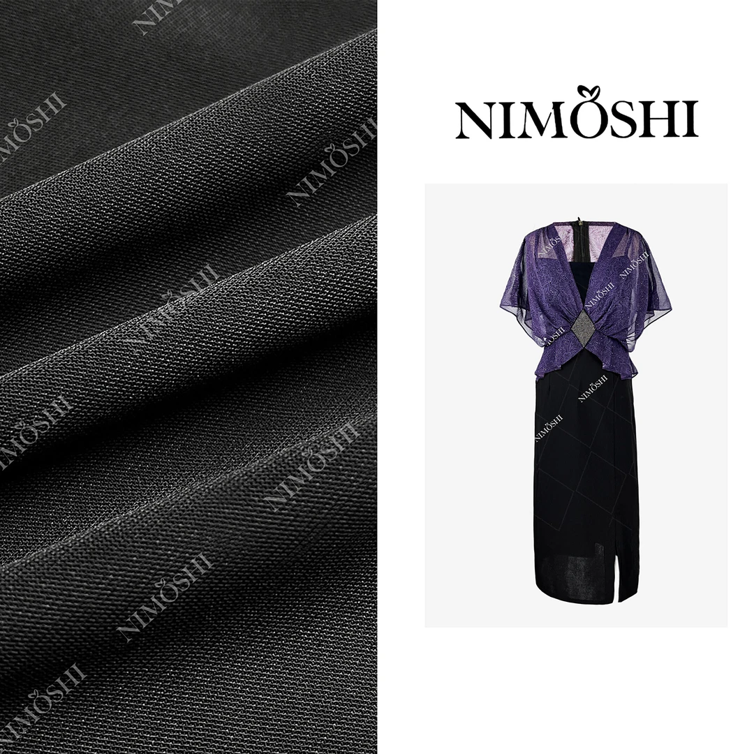 NIMOSHI【倩倩】夏季新款优雅高级贵妇女神设计气质显瘦连衣裙Q2009