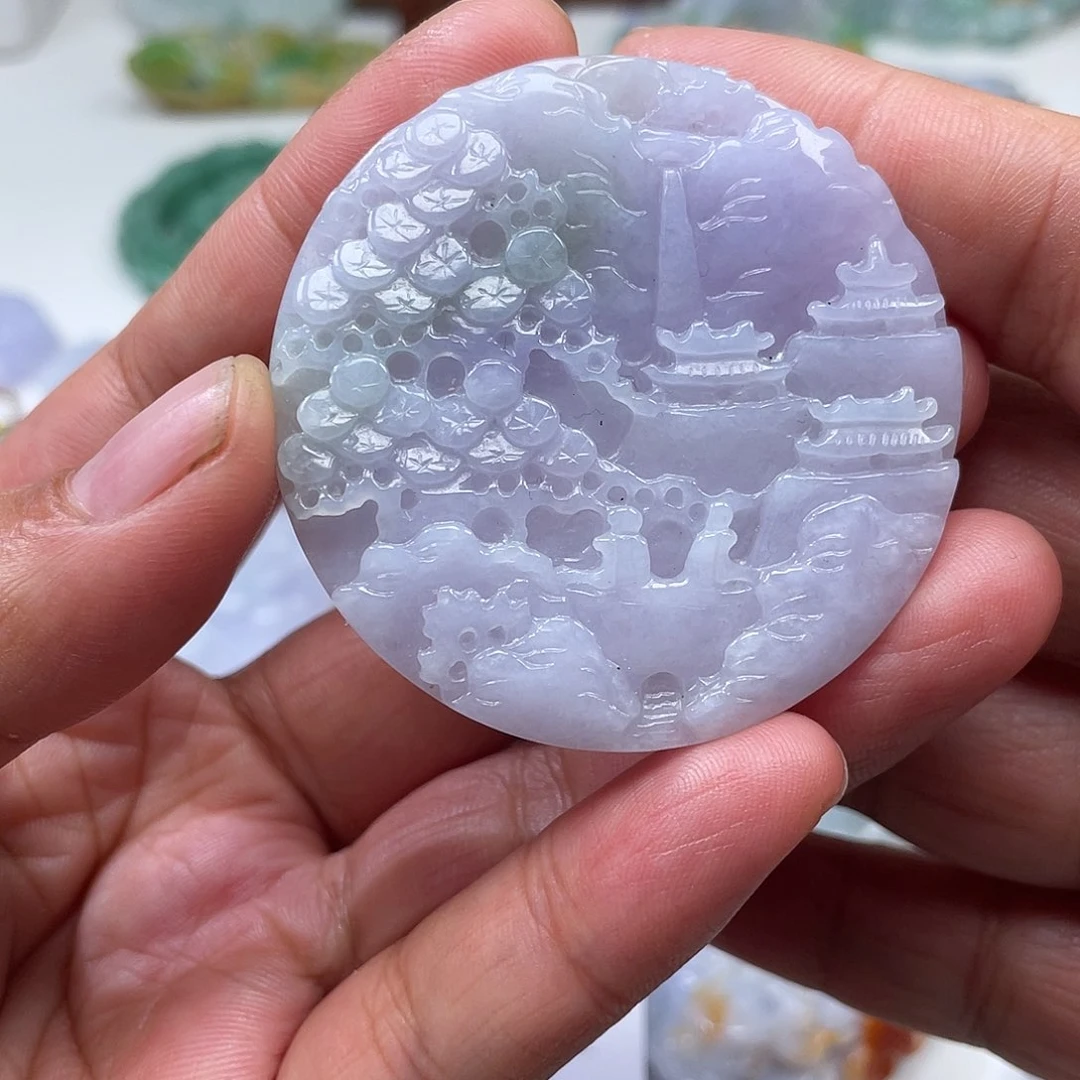 颈饰未镶嵌翡翠翡玉缘翡翠