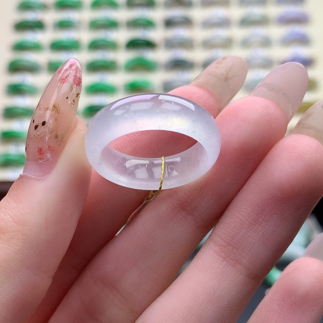 翡翠未镶嵌戒指港16.17