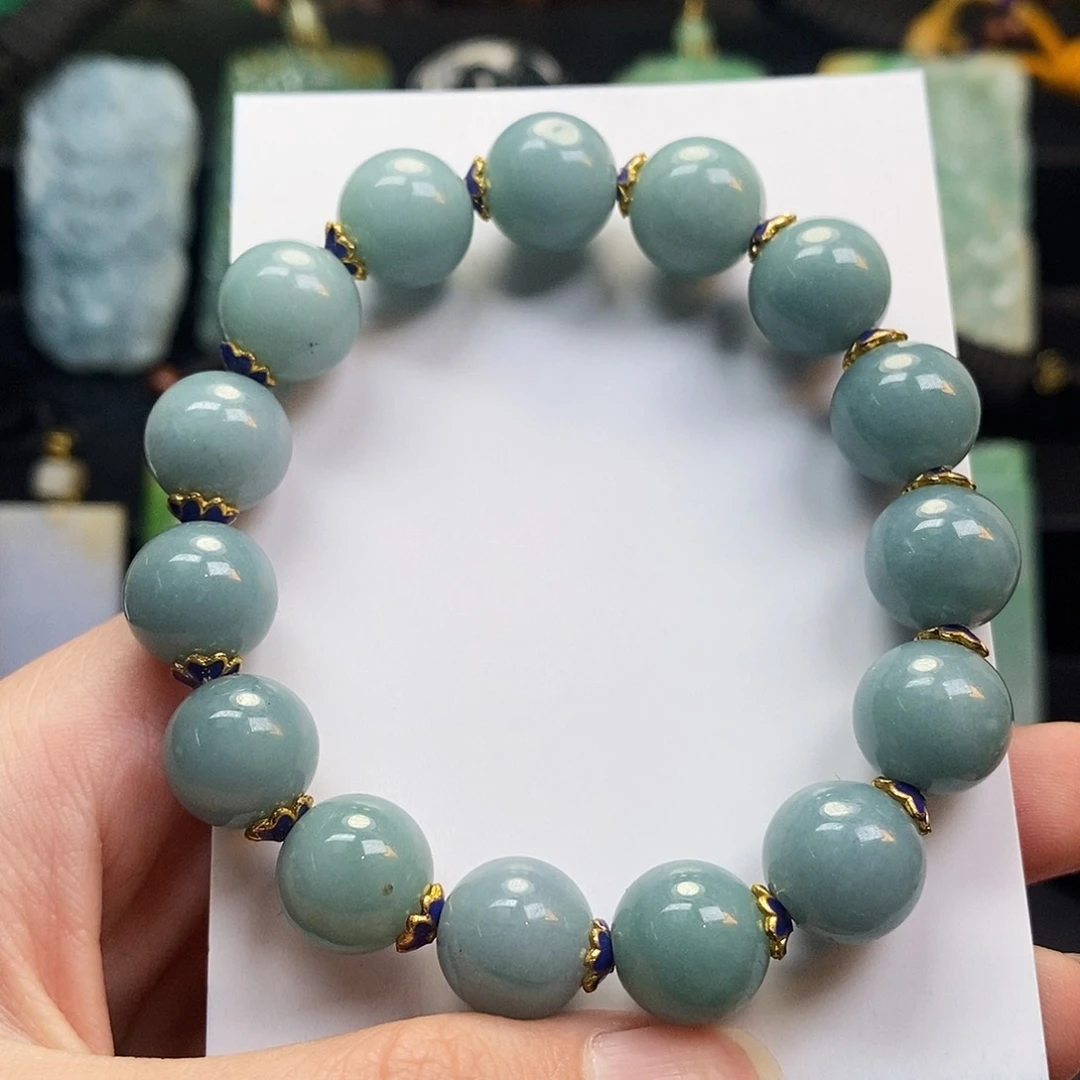 翡翠颈饰未镶嵌翡翠A货一物一证