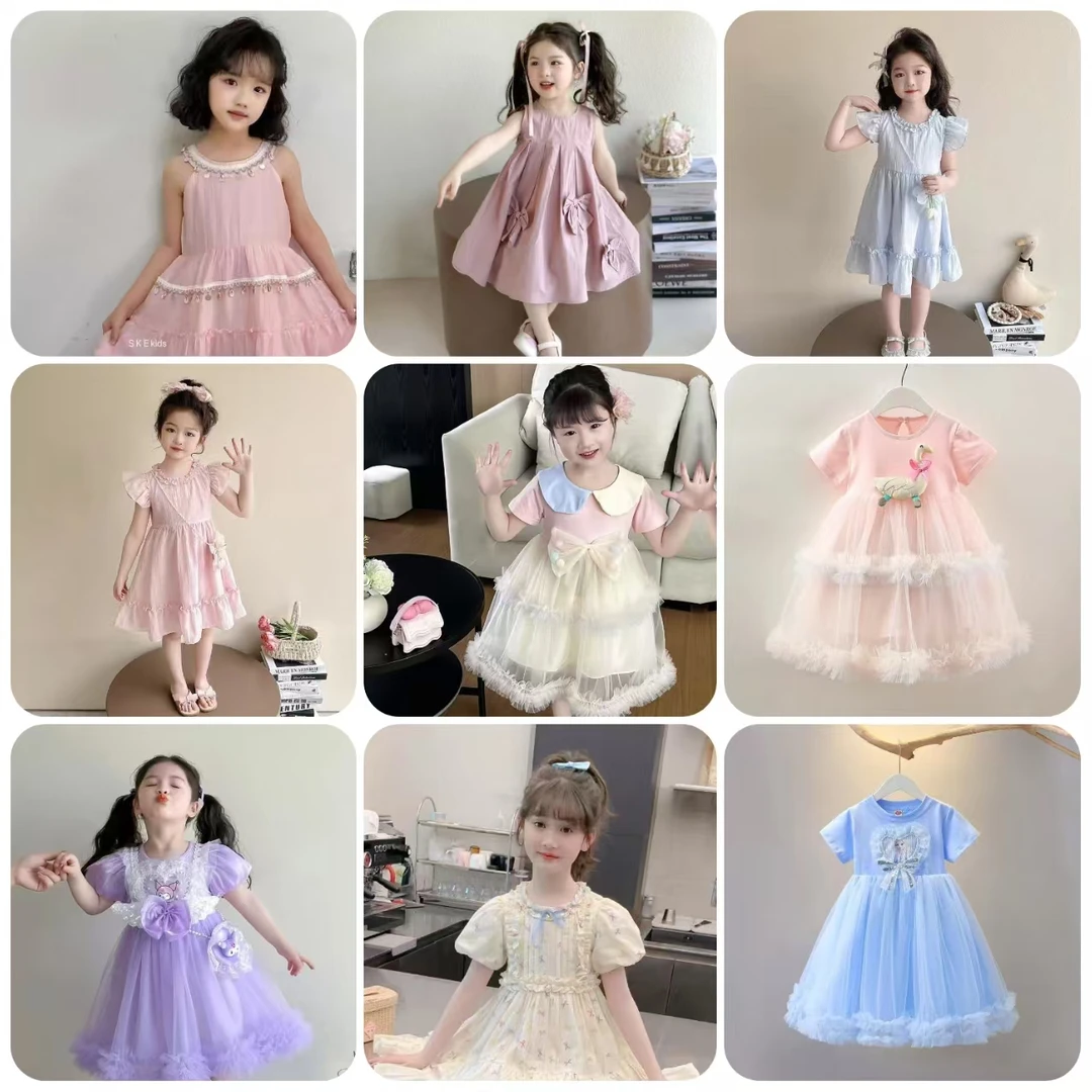 女童2025夏季公主连衣裙纱裙【衣标不做参考直播间看款下单】ccc