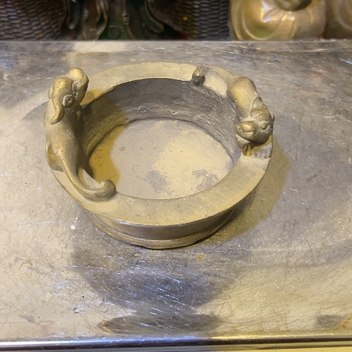 黄铜摆件，文房工艺品摆件