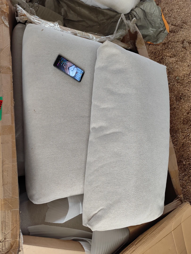 沙发 软包 布艺 90*80 两座两靠两扶手 瑕疵无售后 源8093