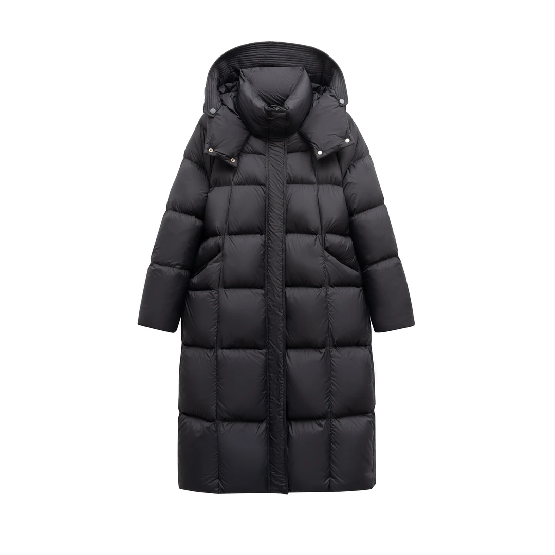 【云朵泡芙】新款冬季新款连帽女士鹅绒服羽绒服6636