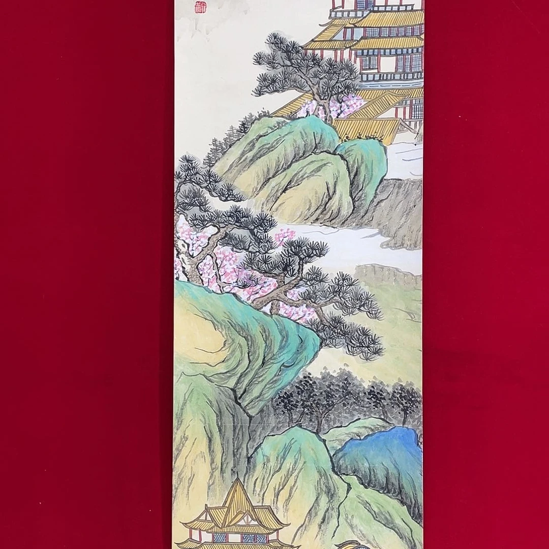 国画凌行志手绘国画