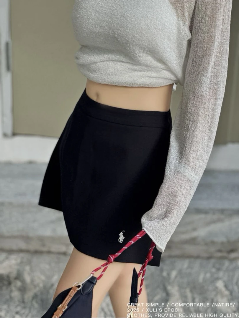 XULI'S EPOCH侧小标polo侧开衩半裙裤·521-1280-3