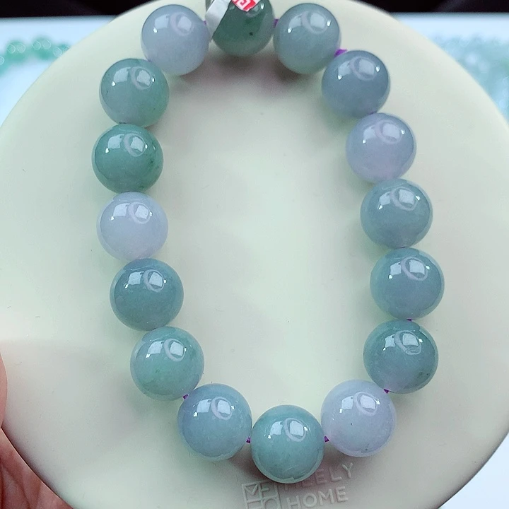 翡翠未镶嵌手链卡12.5