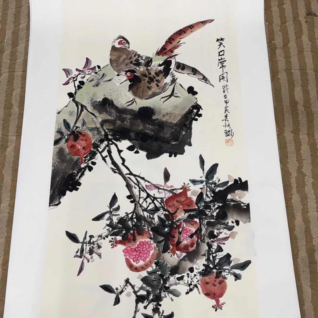 国画花鸟等多种鸟类的