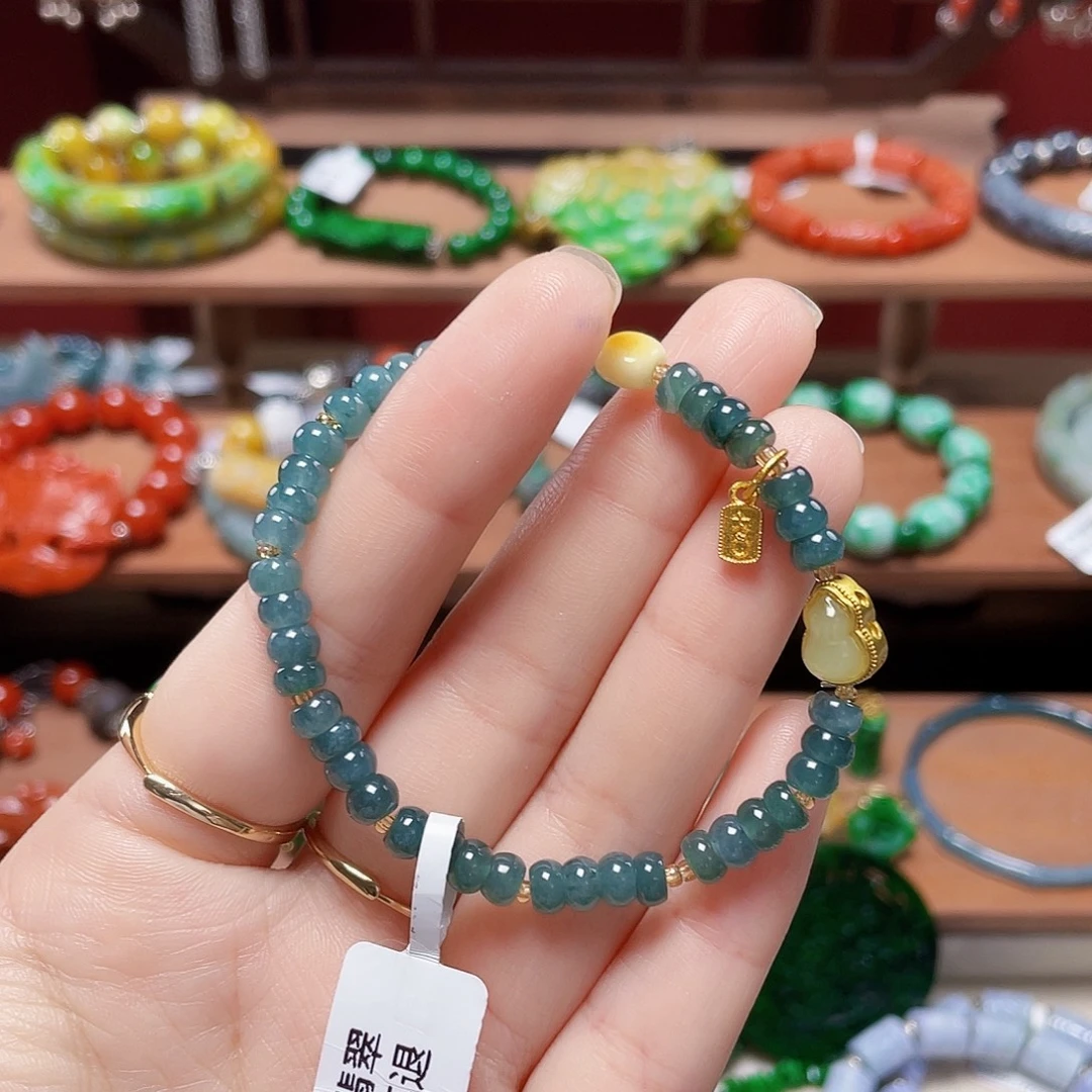 翡翠未镶嵌手链饰品