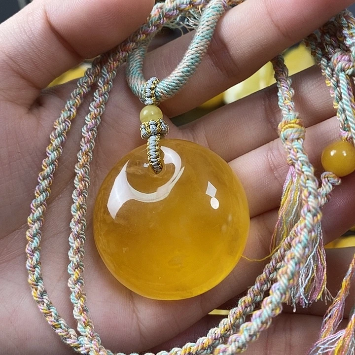 琥珀未镶嵌裸石公主扣