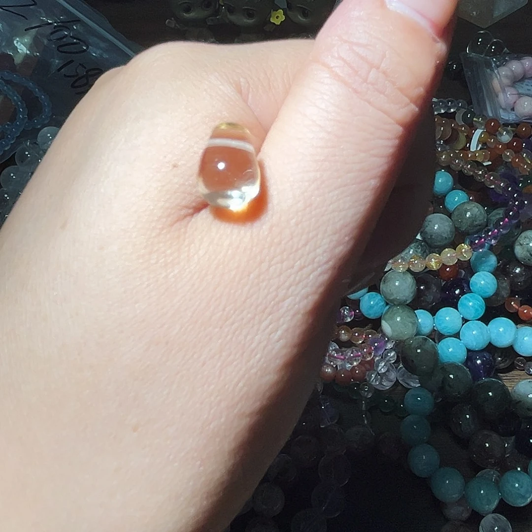 水晶手链未镶嵌黄水晶葫芦吊坠