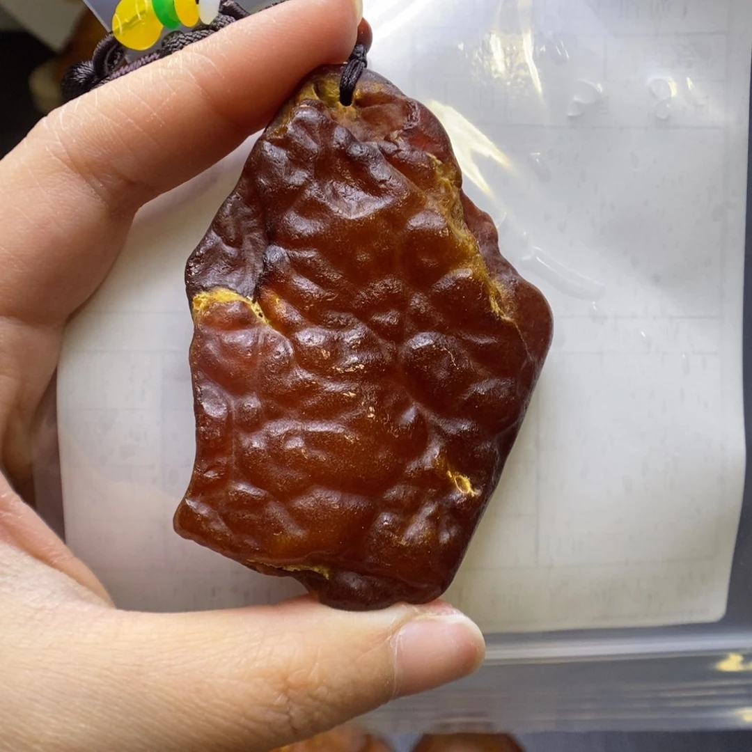 蜜蜡颈饰未镶嵌平**美郎