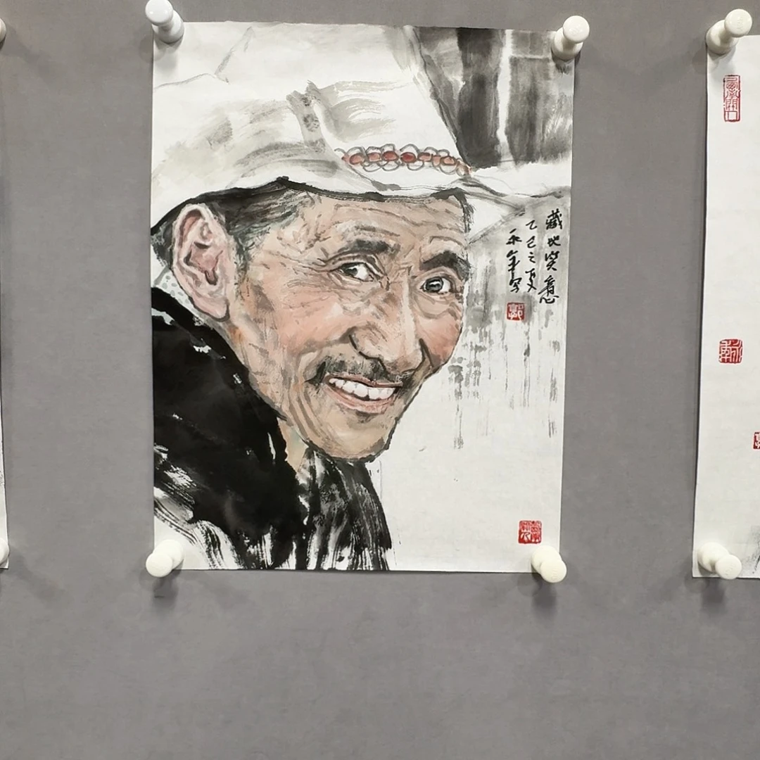国画亲笔手绘放心去藏
