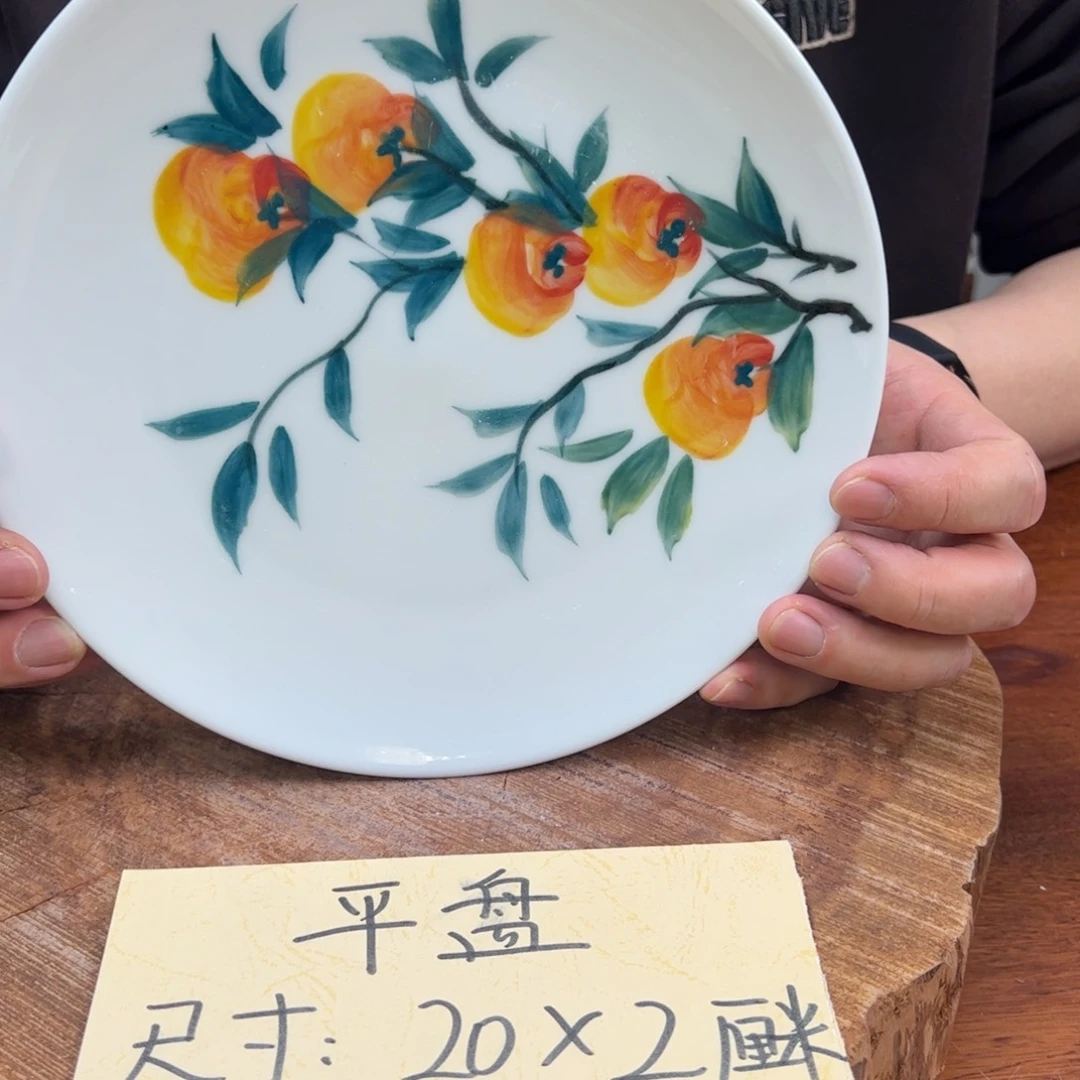 瓷片景德镇瓷器手工手绘制作