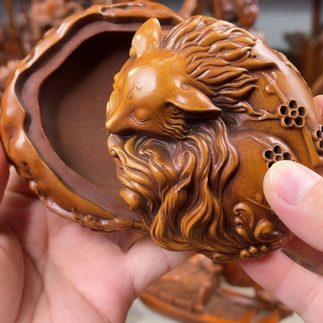 黄杨木黄杨木雕刻宽度11厘米