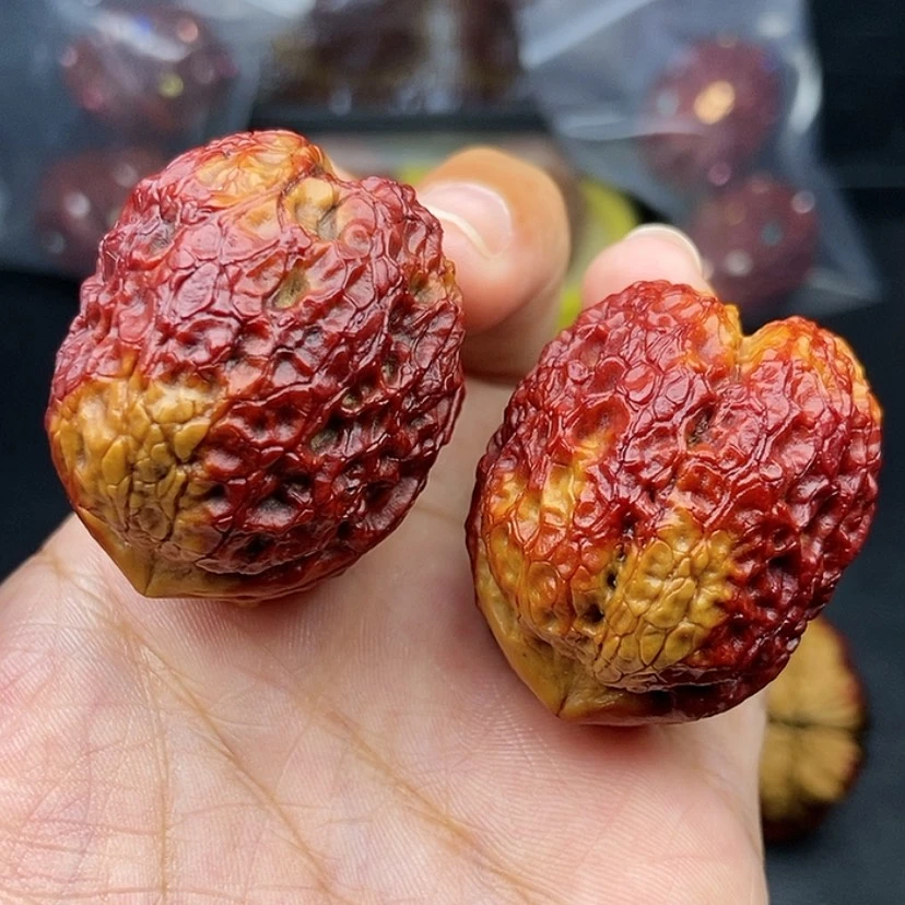 【闪购商品】把件文玩核桃41尺金蟒元宝蟾