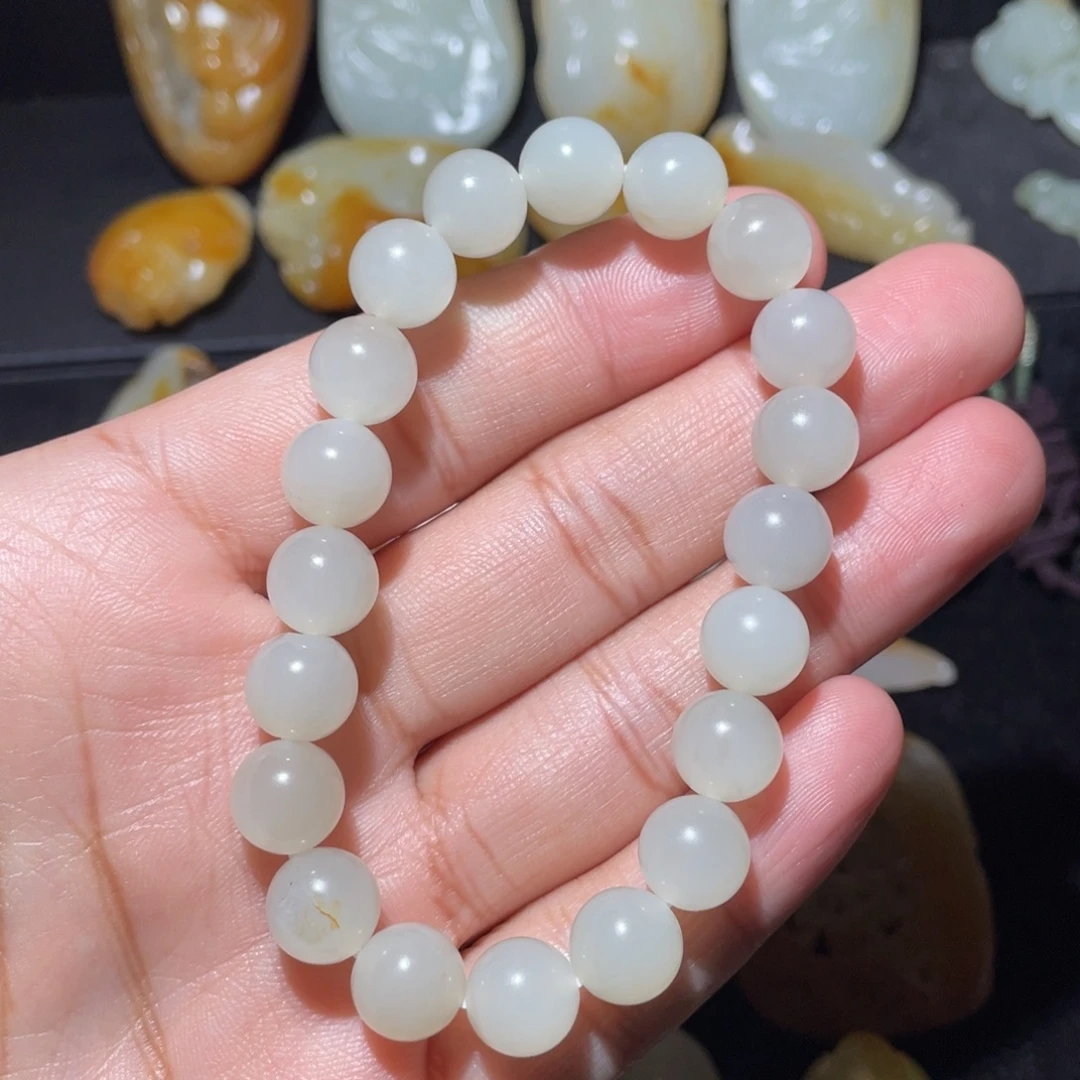 和田玉未镶嵌手串