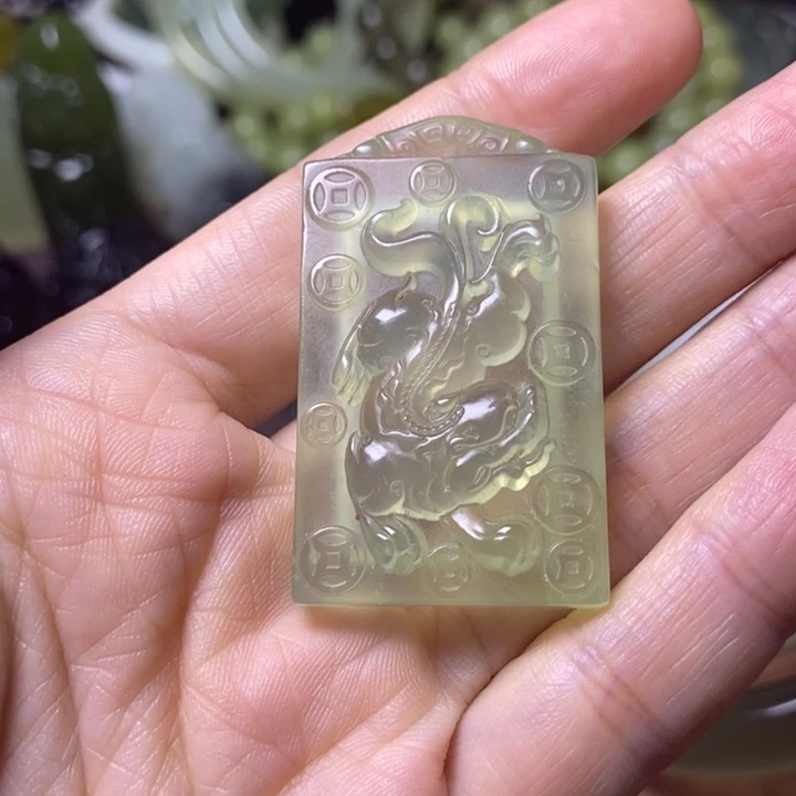 岫玉天然岫玉挂件未镶嵌