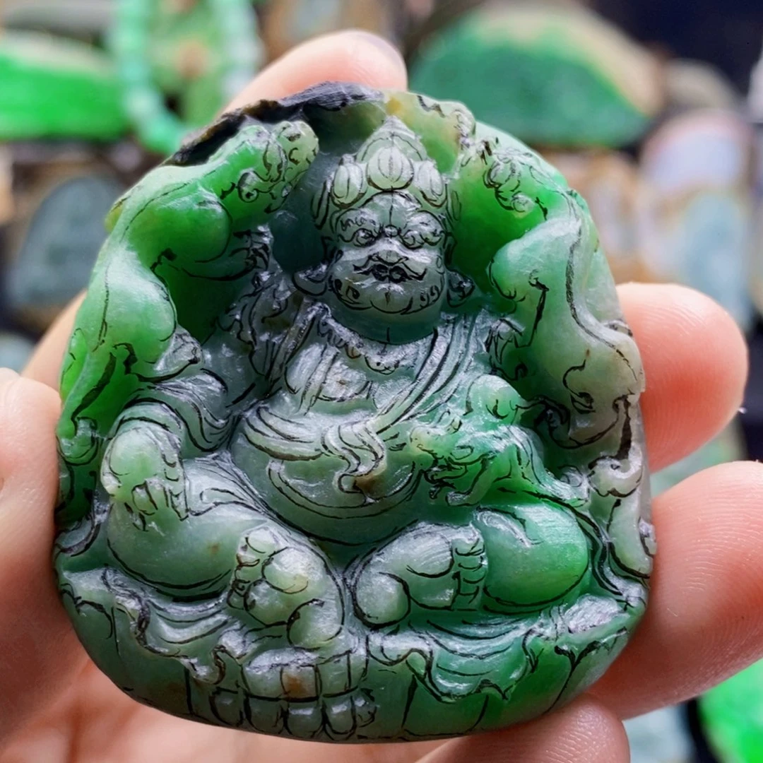 往***事定制翡翠未镶嵌毛坯货定制加工