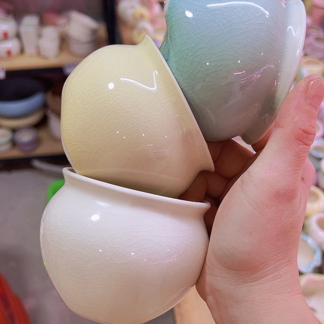 陶瓷花盆当场凑满12包邮