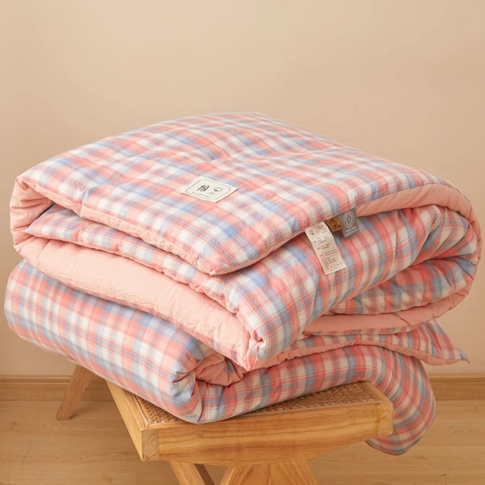 新疆棉花空调被夏季可机洗夏凉被学生宿舍棉被单人夏被双人薄被子