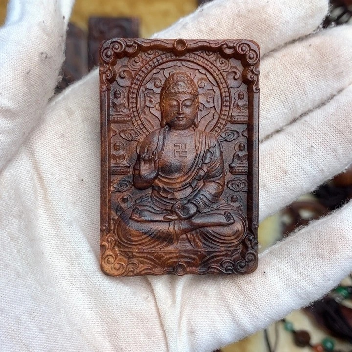 黄花梨/降香黄檀吊坠唐*老