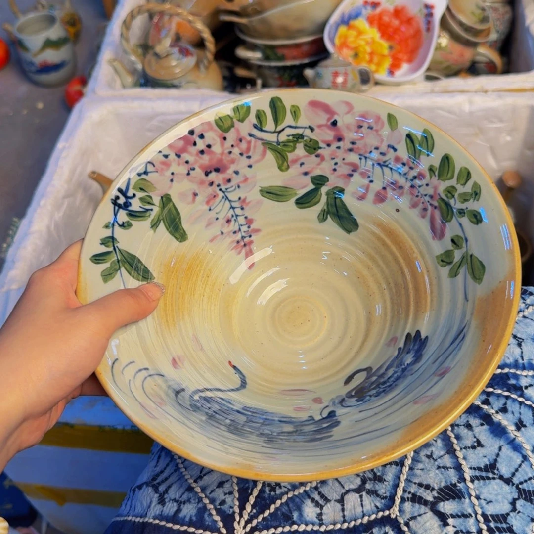 瓷片景德镇陶瓷手工手绘