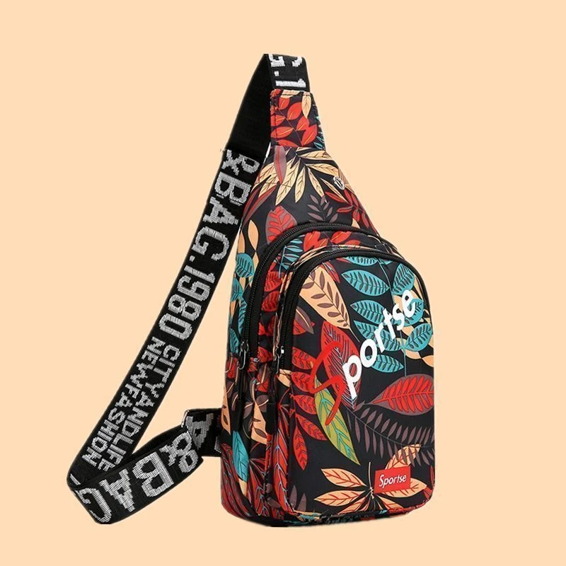 新款潮流胸包男女款斜挎包多层小挎包户外旅游单肩包