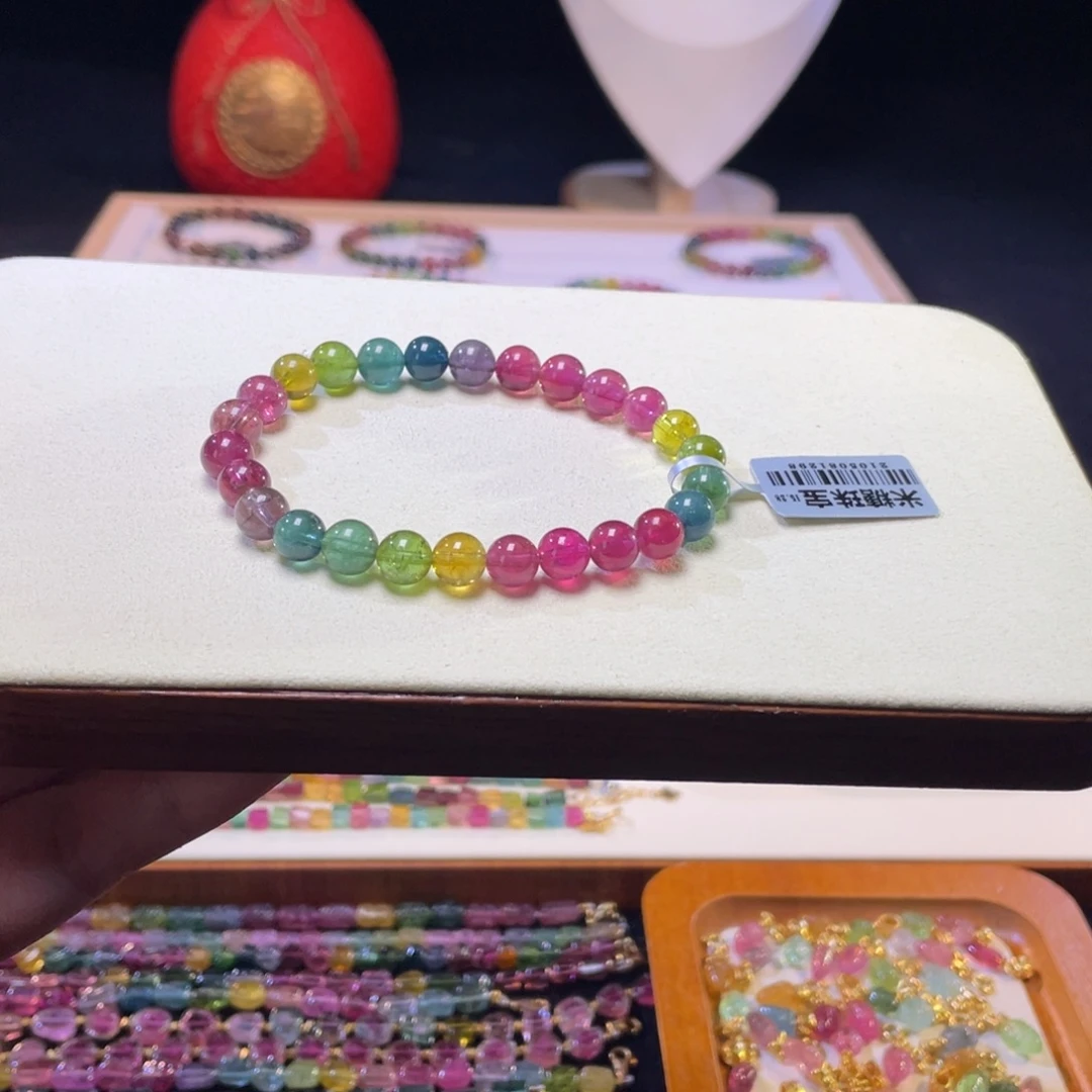 碧玺未镶嵌手链A23碧玺手链