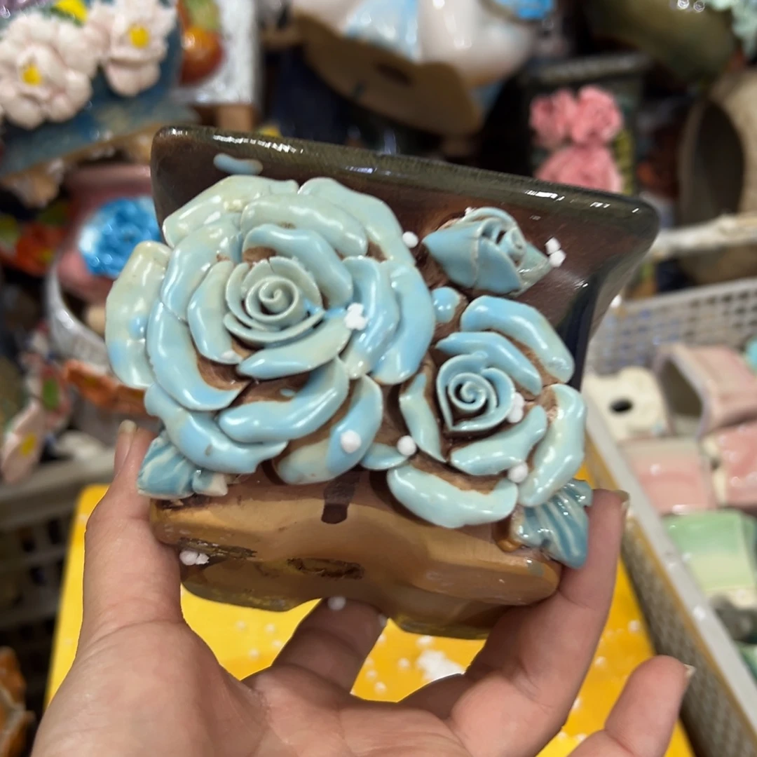 瑕疵1304 花盆拍满20元发货，退款的拉黑
