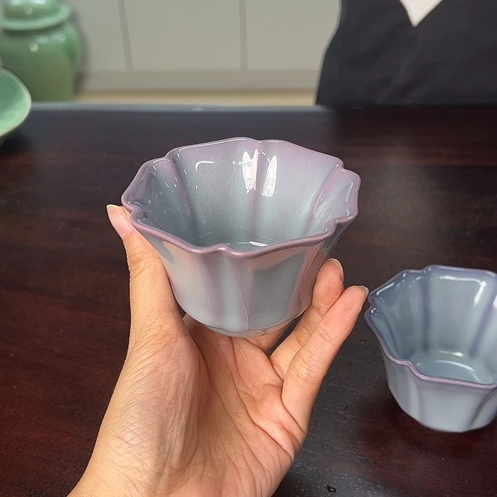 龙泉云间青瓷小米茶器