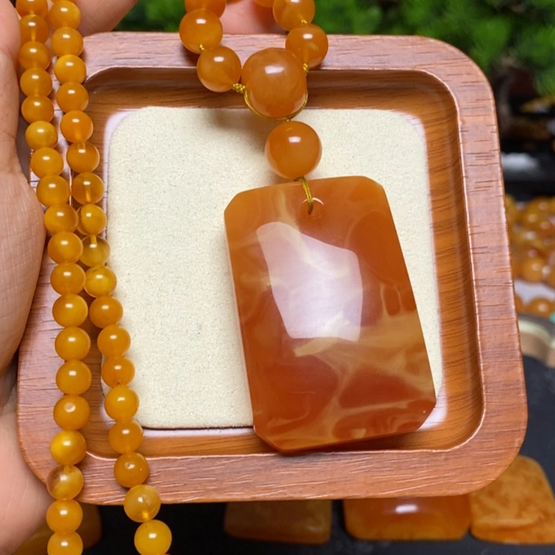 【闪购商品】蜜蜡颈饰未镶嵌项链