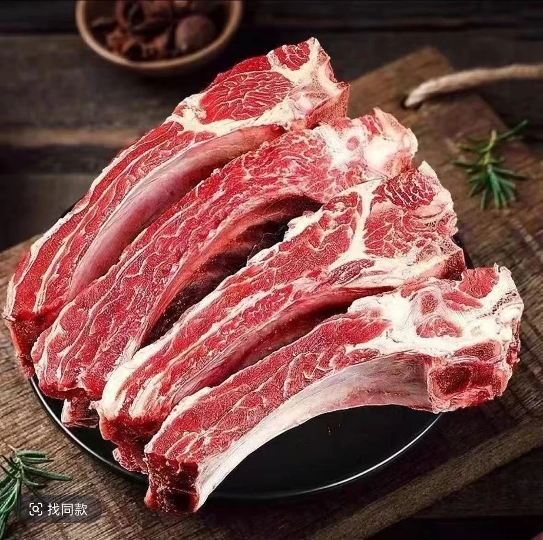 【顺丰/京东】原切牛肋条/排手把肉牛肋骨新鲜冷冻牛排骨五斤装