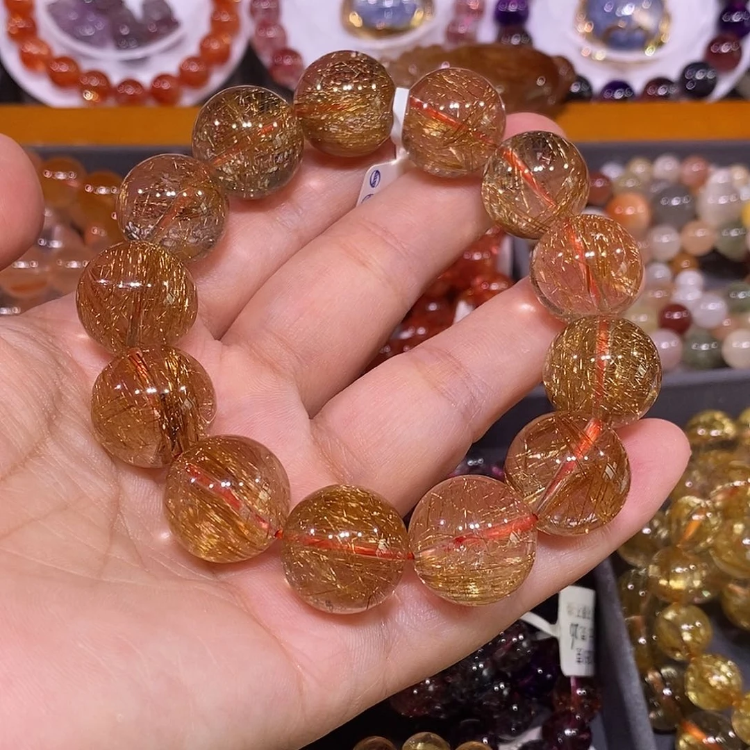 未镶嵌手链水晶铜发晶17