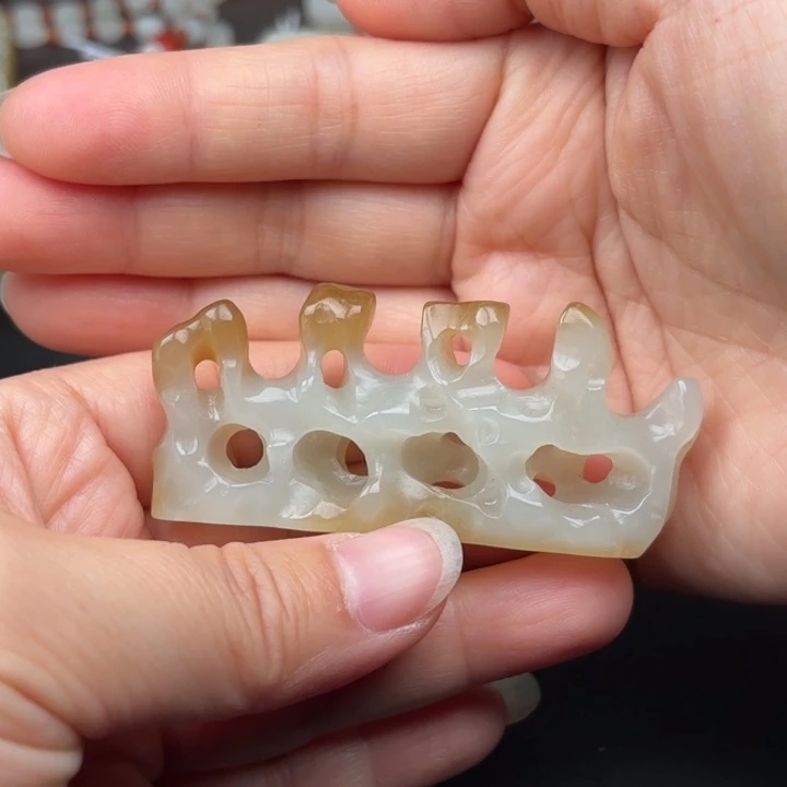 未镶嵌和田玉挂件橘****5