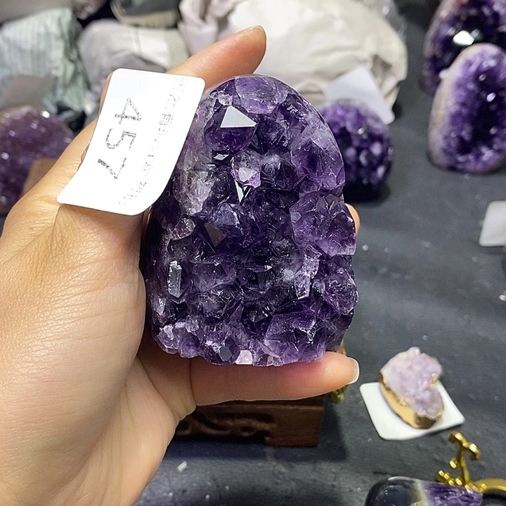 勿***史未镶嵌珠宝半成品紫晶