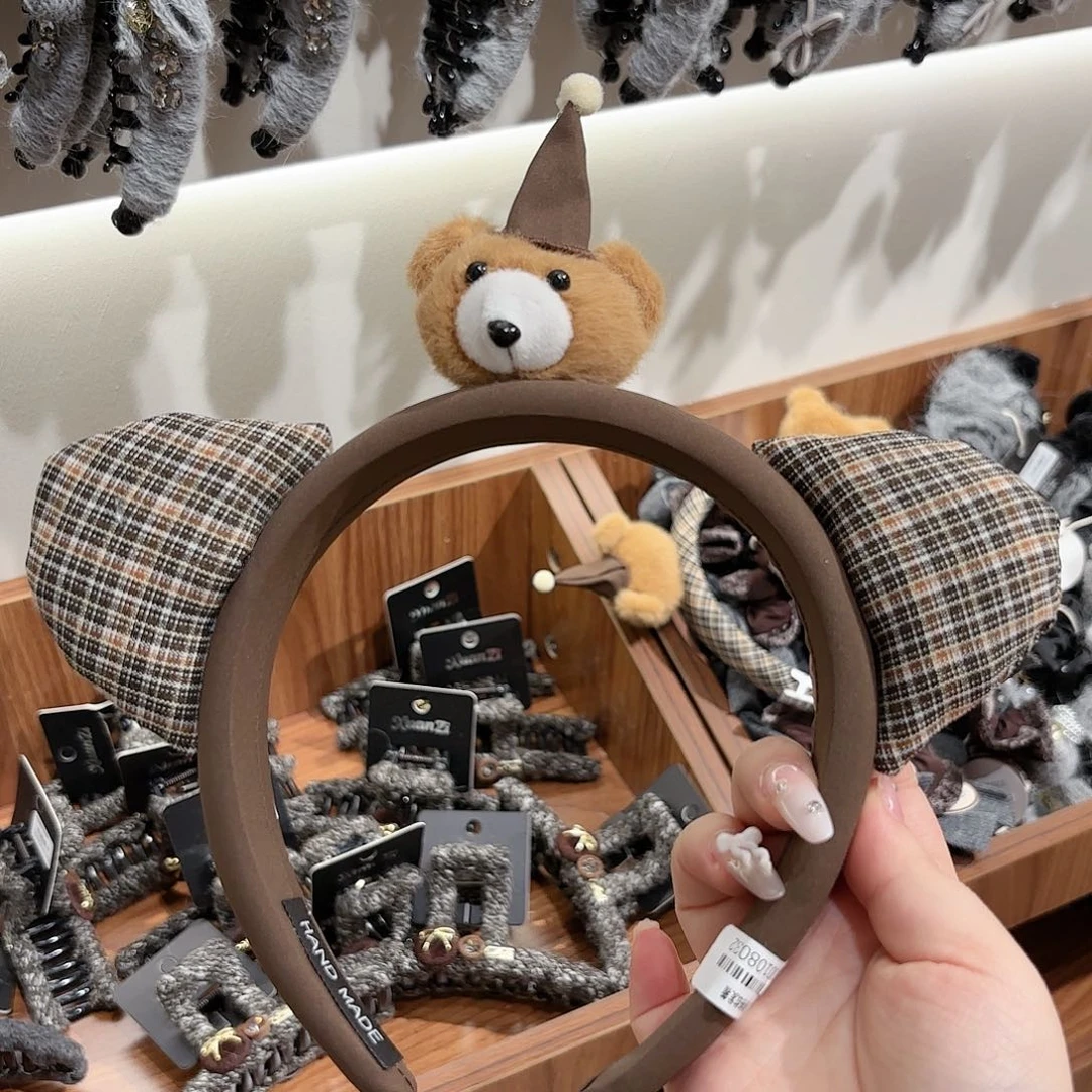 皮质铁合金发饰发夹