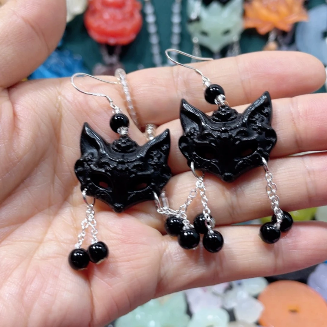 【闪购商品】未镶嵌岫玉颈饰52耳坠