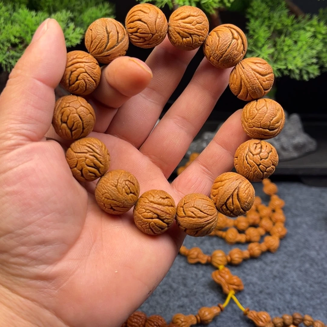 桃核手串5龙球桃核