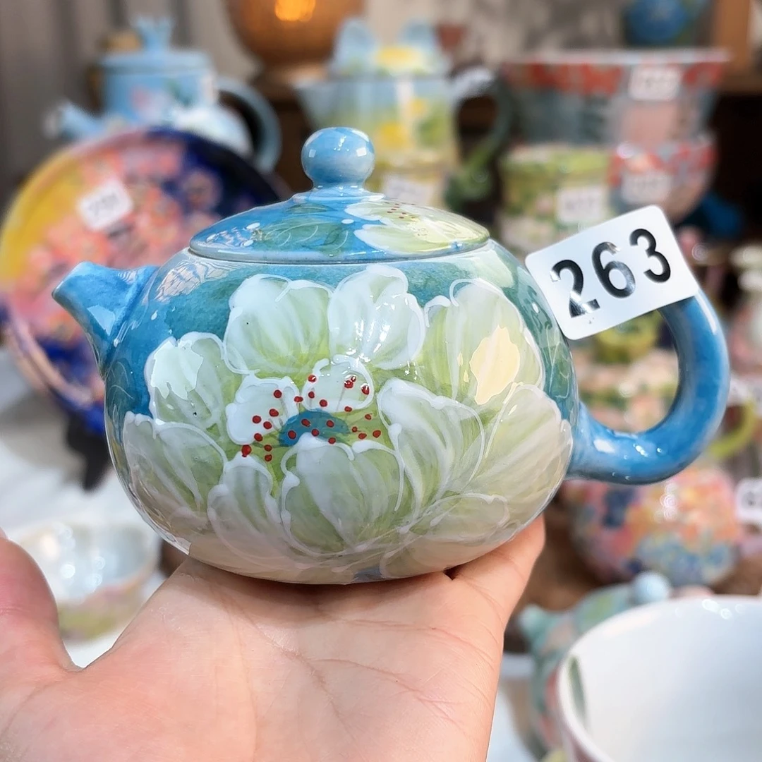 ❀****景德镇手绘高温釉下彩陶瓷茶具