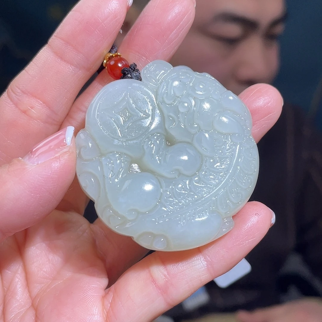 和田玉颈饰未镶嵌多样性发一件