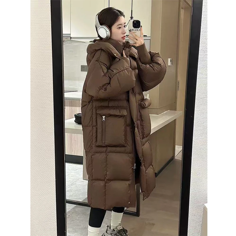 【羽绒服 云Yun裳专属】羽绒服女2024年新中长款加厚韩版宽松外套冬