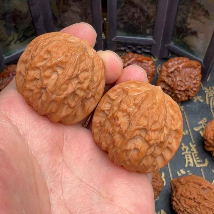 文玩核桃吊坠磨盘38.5