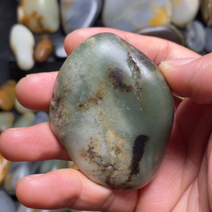 和田玉未镶嵌挂件18